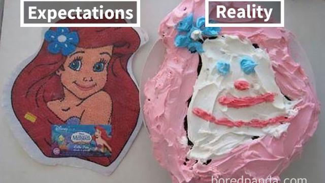 7 Potret Ekspektasi Vs Realita Kreasi Kue Ini Bikin Tepuk Jidat