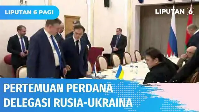 VIDEO: Perundingan Delegasi Rusia - Ukraina di Gomel Belum Membuahkan Hasil Perdamaian