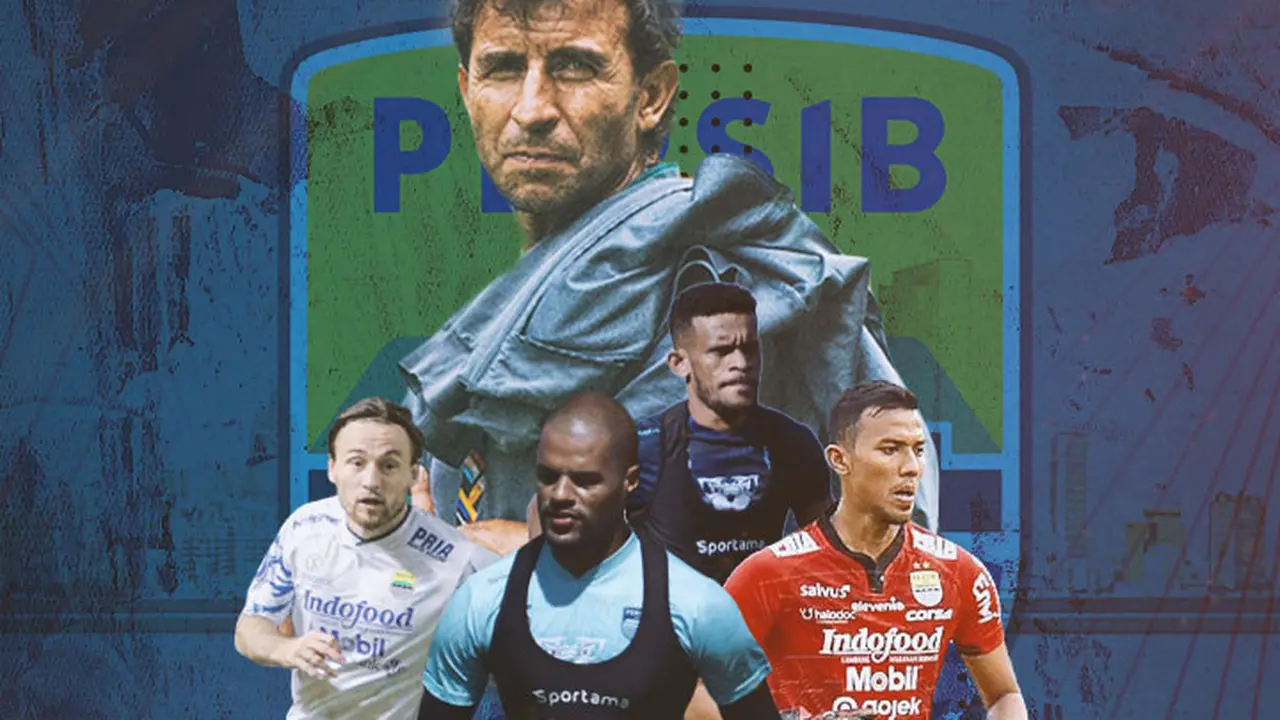 Persib Bandung - Luis Milla dan Pemain Persib Bandung