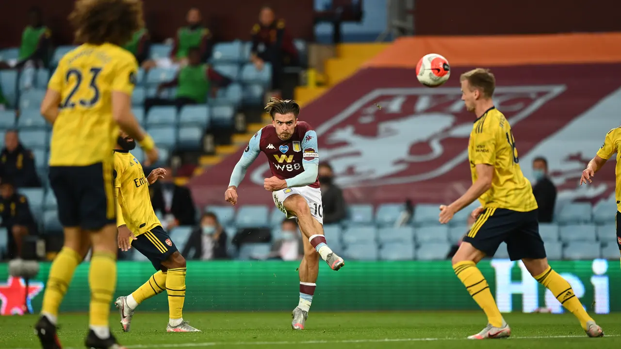 Gelandang Aston Villa, Jack Grealish.