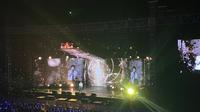 Suasana konser member Super Junior, Kyuhyun dalam “2024 Kyuhyun Asia Tour Restart” di Tennis Indoor Senayan, Jakarta pada Sabtu (18/5/2024). (Dok. via Rosaria Arum Prakoso)