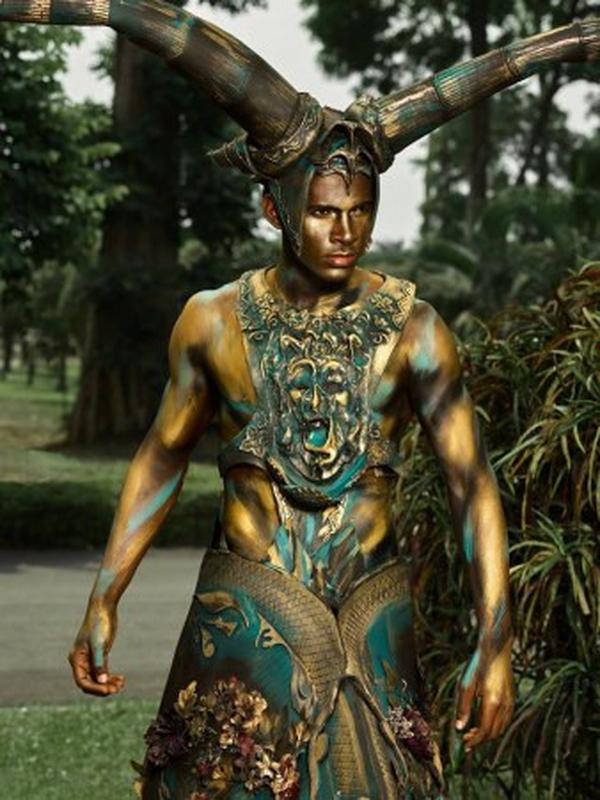 Festival Equatorial Guinea Bodypainting (Sumber: Allafrica)