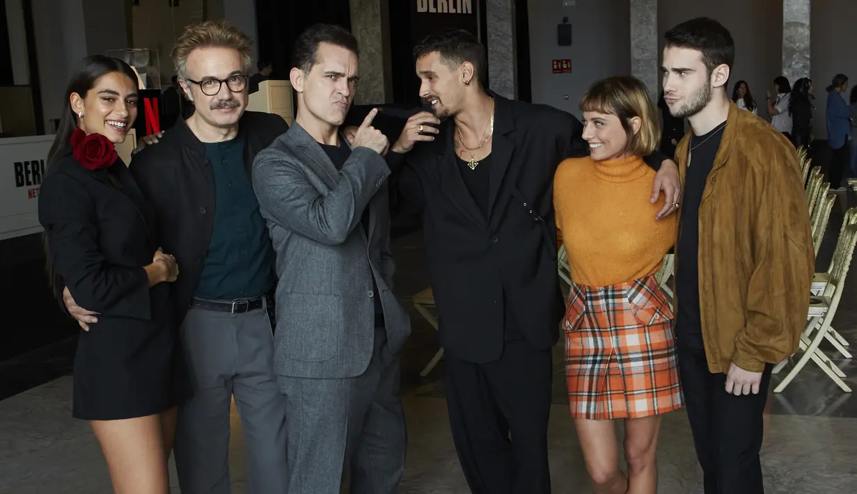 Para pemain serial Berlin, spin-off Money Heist. (Foto: Netflix)