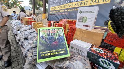 75.992 Bibit Sawit Ilegal Disita di Lampung, Jejak Jaringan Marketplace Diendus