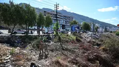 Tentara Lebanon mengamankan lokasi serangan Israel di Jounieh di utara Beirut pada Sabtu 19 Oktober 2024. (JOSEPH EID/AFP)