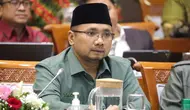 Menteri Agama (Menag) Yaqut Cholil Qoumas. Menag mengajak umat Islam memanfaatkan momentum Maulid Nabi dengan menghayati ajaran-ajaran luhur yang disampaikan. (dokumentasi Kemenag)