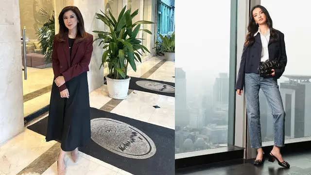 Beda Gaya Raline Shah dan Fifi Aleyda Yahya (credit: instagram/fifialeydayahya/ralineshah)