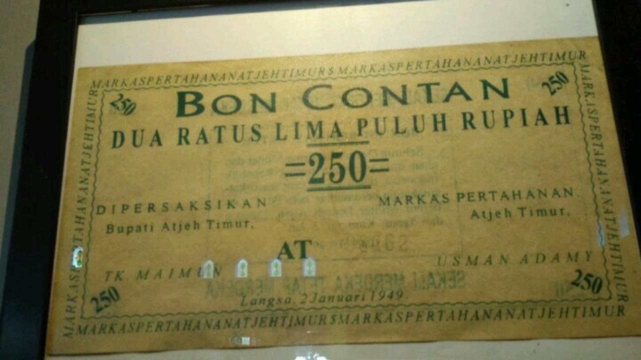 Bon koleksi Museum Langsa (Foto: Disbudpar Aceh)