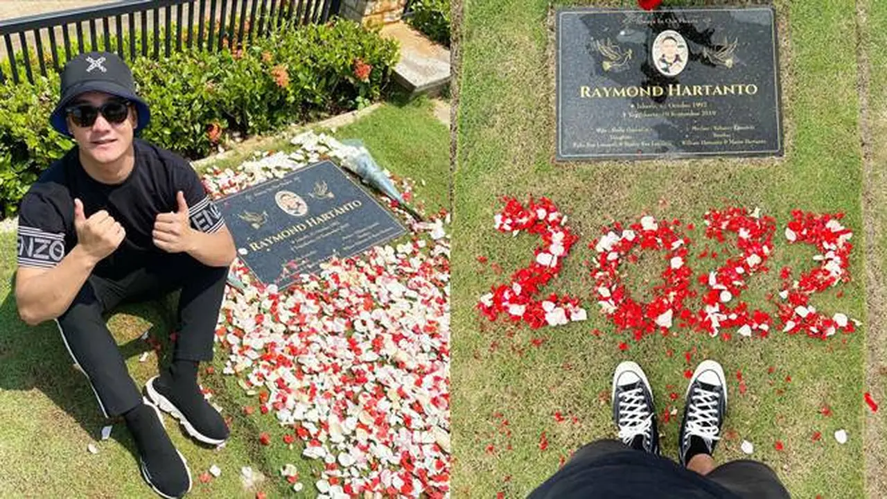 Ziarah Ke Makam Adik, Ini 7 Momen Kenangan Boy William dan Raymond Hartanto