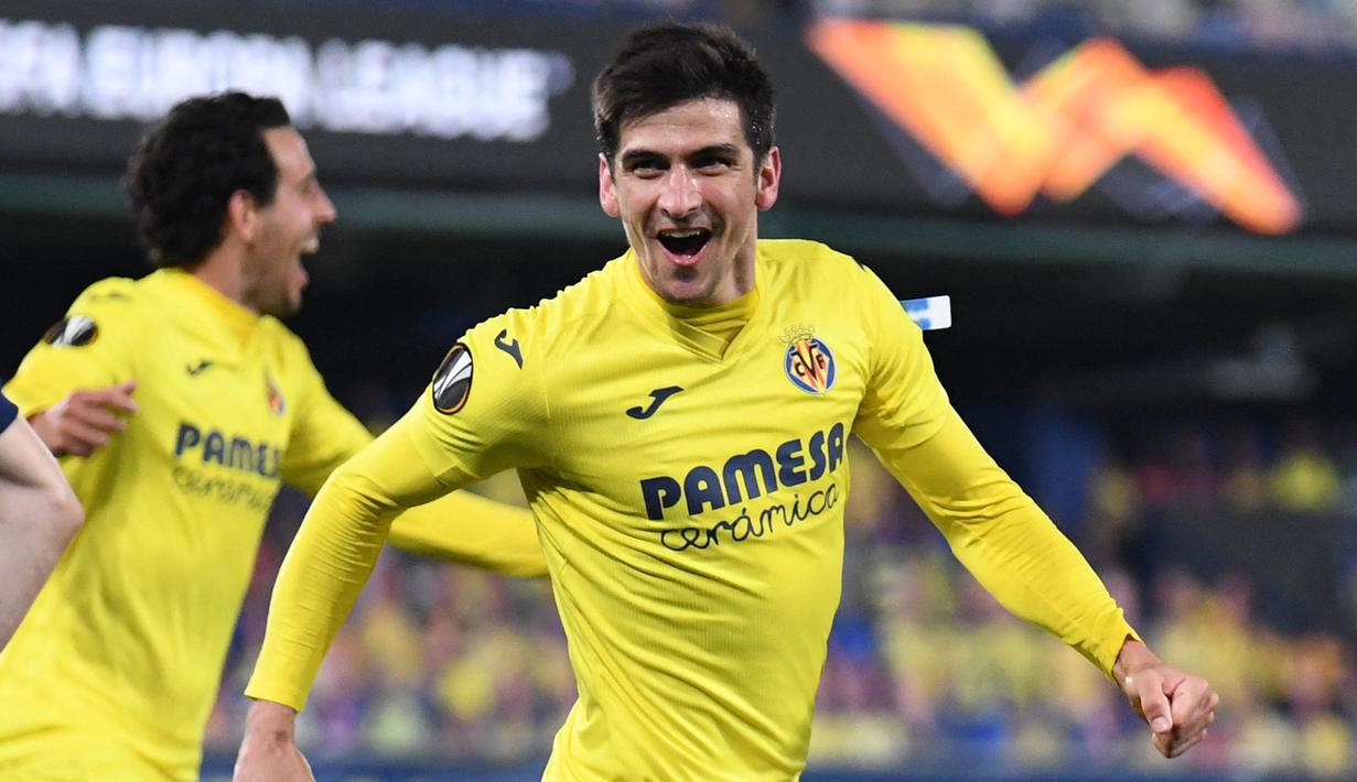 Gerard Moreno. Striker Spanyol berusia 29 tahun ini merupakan andalan di lini depan Villarreal. Musim lalu ia mencetak 30 gol di semua kompetisi termasuk di laga final Liga Europa menghadapi Manchester United. Dengan 7 gol, ia juga menjadi top skor Liga Europa musim lalu. (Foto: AFP/Jose Jordan)