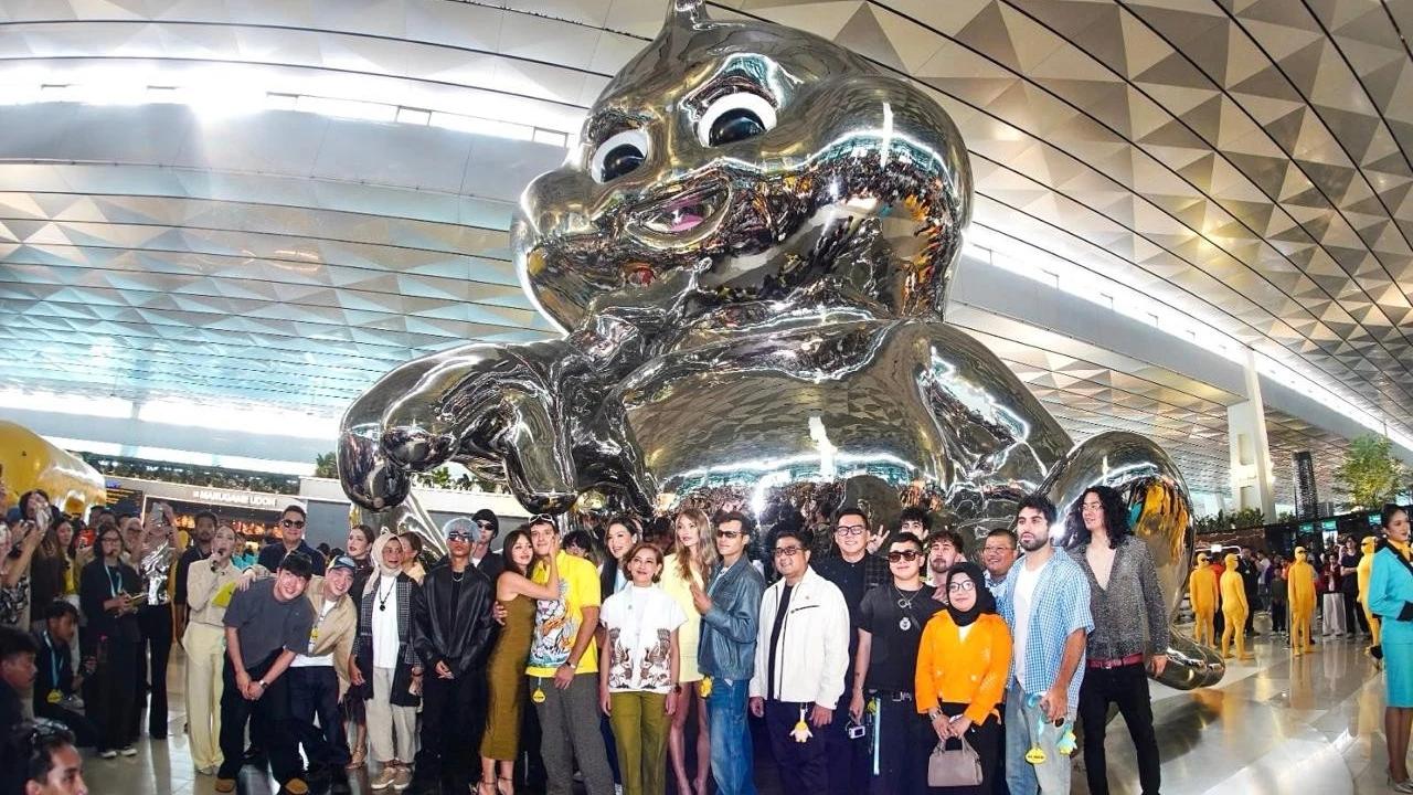 Resmi Dibuka Menekraf, Butter Baby Soetta Tampilkan Patung Raksasa 8 Meter