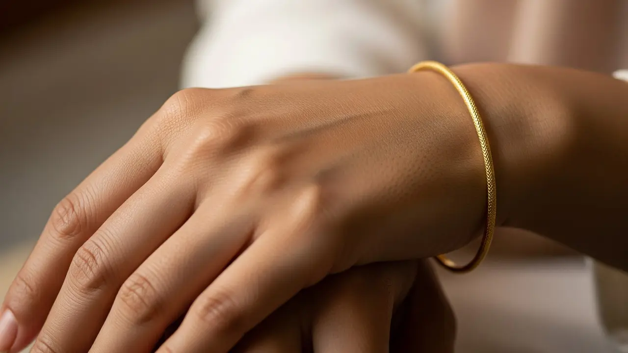 9 Model Gelang Emas Klasik untuk Ibu Rumah Tangga Usia 40 Tahun