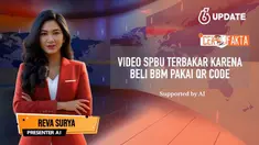 Beredar video yang diklaim Stasiun Pengisian Bahan Bakar Umum (SPBU) terbakar karena membeli BBM pakai QR code. Benarkah?