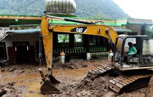FOTO: Parahnya Kerusakan Akibat Terjangan Tanah Longsor di Karo Sumatera Utara, 10 Orang Tewas