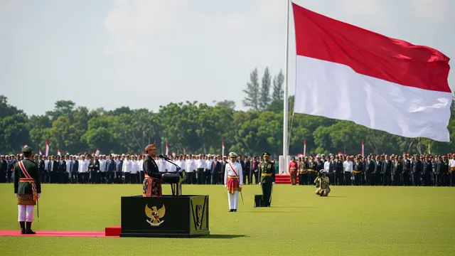 Sambutan Upacara Kemerdekaan 17 Agustus (AI Generated)