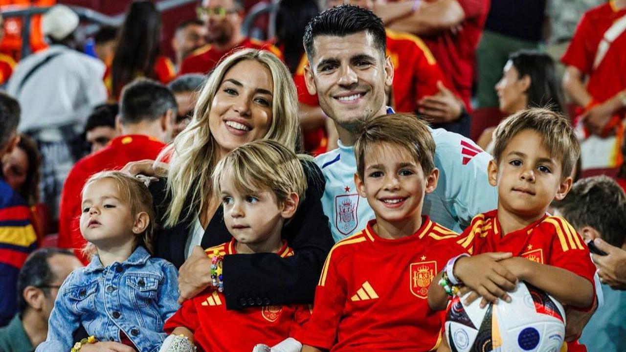 Kapten Timnas Spanyol Alvaro Morata mengumumkan perceraiannya dengan model seksi Alice Campello.
