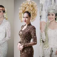Melihat kebaya pengantin Jessica Milla, Enzy Storia, dan Febby Rastanty dari desainer yang sama (@veraanggraini_kebaya)