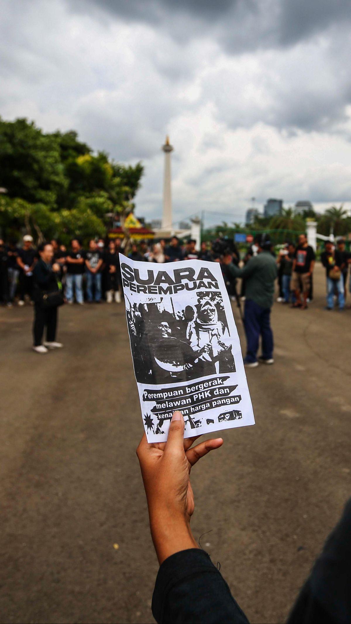Hal itu dilakukan dalam rangka memperingati&nbsp;Hari Perempuan Internasional yang jatuh pada 8 Maret besok.&nbsp;Liputan6.com/Angga Yuniar