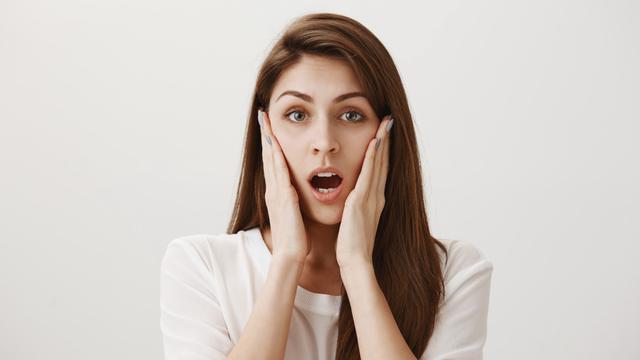 Ilustrasi terkejut, kaget, heran