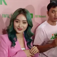 Natasha Wilona di Kawasan Gunawarman, Jakarta Selatan, Senin (26/3/2023). (Dok via M. Altaf Jauhar)