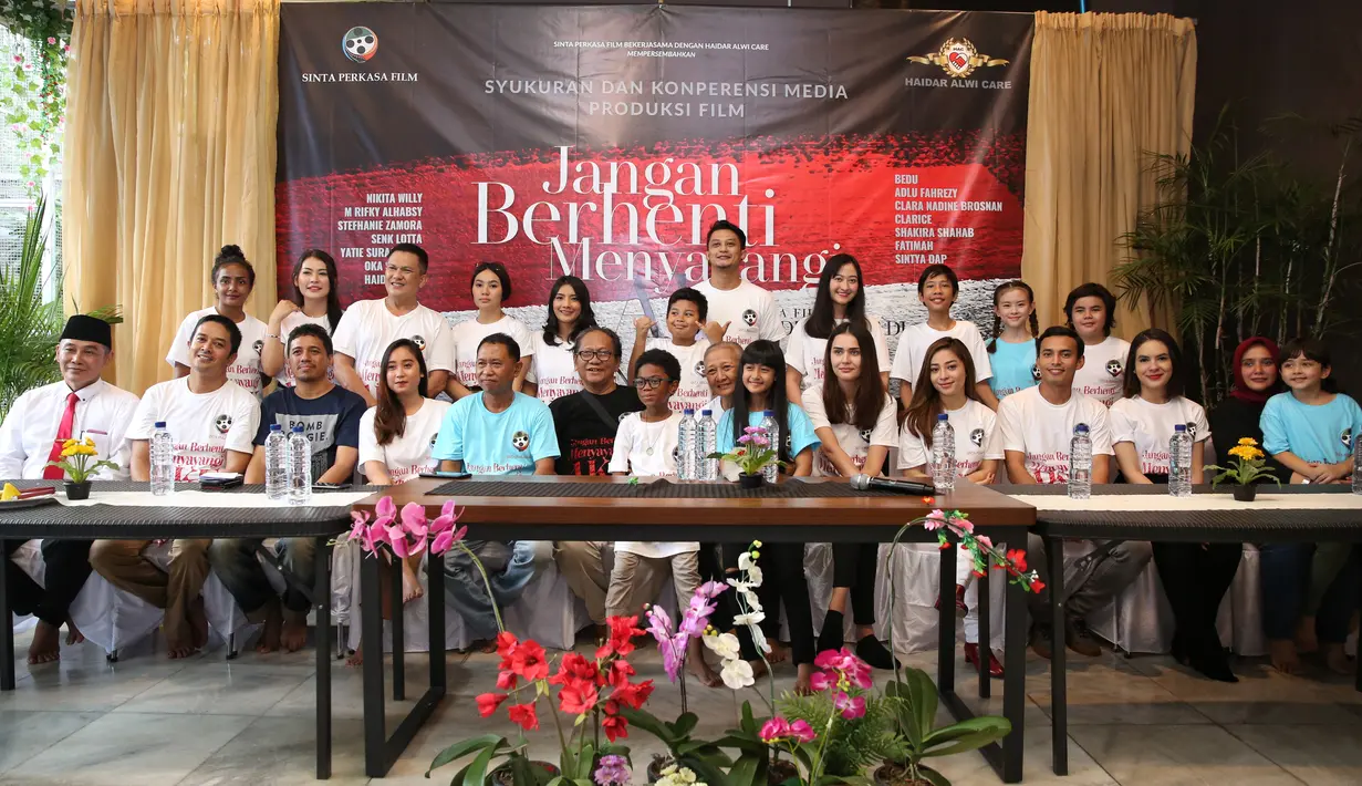 Nikita Willy film Jangan Berheti Menyayangi Aku. (Adrian Putra/Fimela.com)