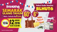 Hanya Hari Ini! Diskon Belanja Berlimpah dari Bukalapak