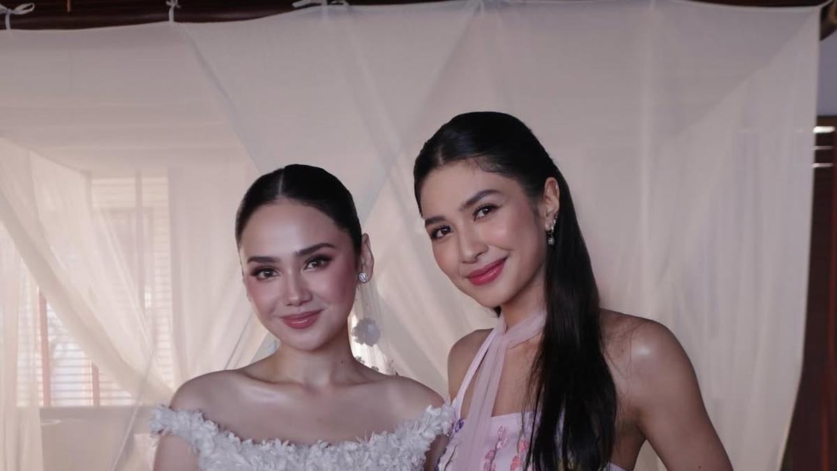 Gaya Mikha Tambayong Jadi Bridesmaid di Resepsi Syifa Hadju di Bali, Anggun Bergaun Floral dan Tas Dior Ratusan Juta