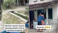 Merantau 3 tahun di Jepang, pria ini beri kejutan dengan membeli bunga yang dijual sang ibu. (Sumber: TikTok/tiokun225)