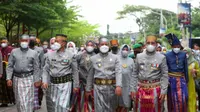 Sejumlah kepala daerah hadir dalam perayaan hari jadi kota Makassar (Liputan6.com)