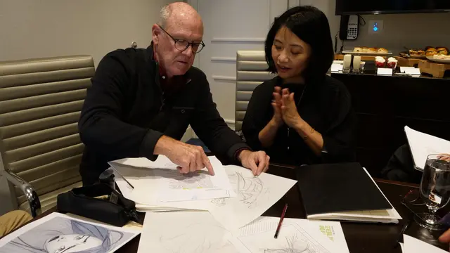 Guo Pei dan Glen Keane