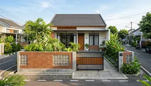 10 Ide Pagar Sederhana dari Batu Bata, Cocok untuk Rumah Modern dan Klasik
