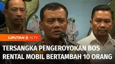 Polisi menangkap enam warga pelaku pengeroyokan yang menewaskan bos rental di Sukolilo, Pati, Jawa Tengah. Jumlah tersangka kini bertambah menjadi 10 orang.