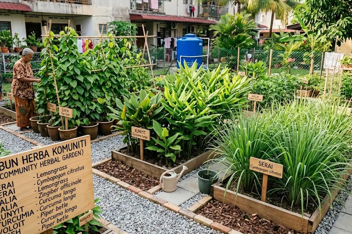 Kebun Herbal dan Tanaman Obat Keluarga (TOGA)