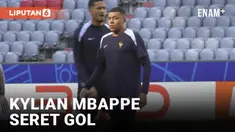 Kylian Mbappe berlatih dengan rekan-rekan setim Prancis pada Senin sore di Allianz Arena jelang pertandingan semifinal Euro 2024 melawan Spanyol. Mbappe masih mencari performa terbaiknya di turnamen ini, dengan satu gol dari titik penalti.