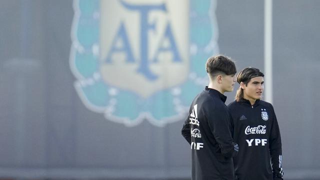FOTO: Sesi Latihan Pemain Argentina Sebelum Bertemu Venezuela di Kualifikasi Piala Dunia 2022