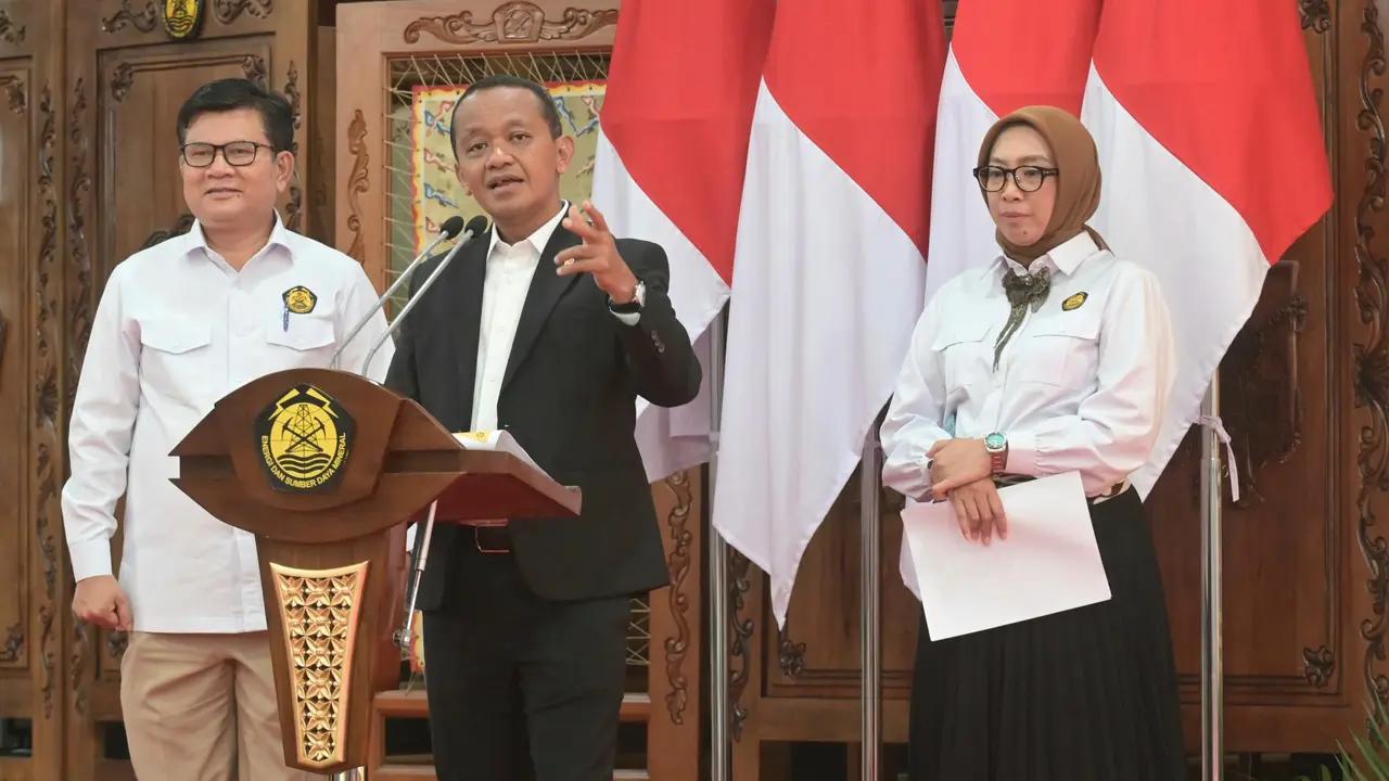 Menteri Energi dan Sumber Daya Mineral (ESDM), Bahlil Lahadalia