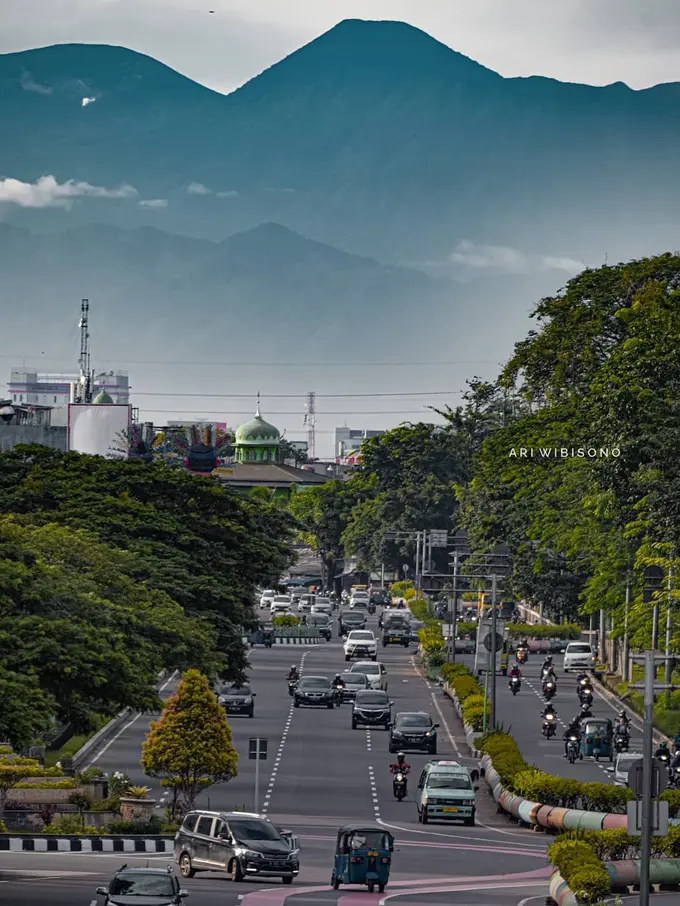 Heboh Pesona Gunung Gede Pangrango di Kemayoran, Pemandangan Asli?