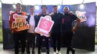 Narasumber diacara kampanye Shopee 2.2 Men Sale yang diselenggarakan di The Old Temple, Sabtu (18/01/2020).