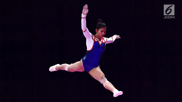 Pesenam Putri Indonesia di Babak Final Senam Artistik