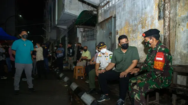 Pastikan Penerapan Prokes, Bobby Nasution Tinjau Langsung Kesawan City Walk