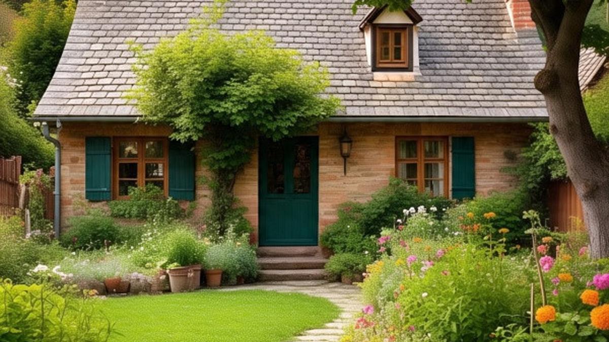 6 Inspirasi Rumah Kecil tapi Indah dengan Taman Terbuka di Kampung