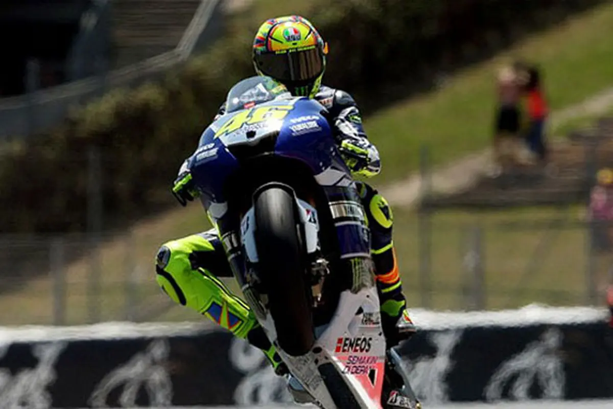 Video Cuplikan Selebrasi Kocak Valentino Rossi di MotoGP Belanda