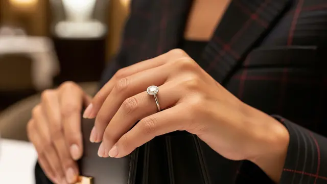 Model Cincin Berlian Luxury Look Minimalis 2026 (AI)