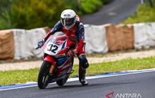 Kiandra Ramadhipa Ukir Sejarah, Raih Kemenangan Dramatis di MotoGP Rookies Jerez