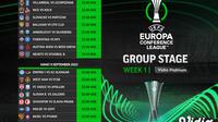 Jadwal dan Live Streaming UEFA Conference League 2022 di Vidio, 8-9 September 2022. (Sumber : dok. vidio.com)