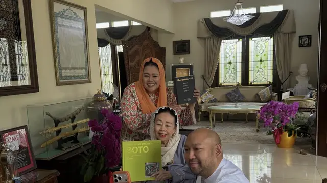 Didit Prabowo saat berkunjung ke kediaman keluarga Gus Dur di Ciganjur. (Istimewa)