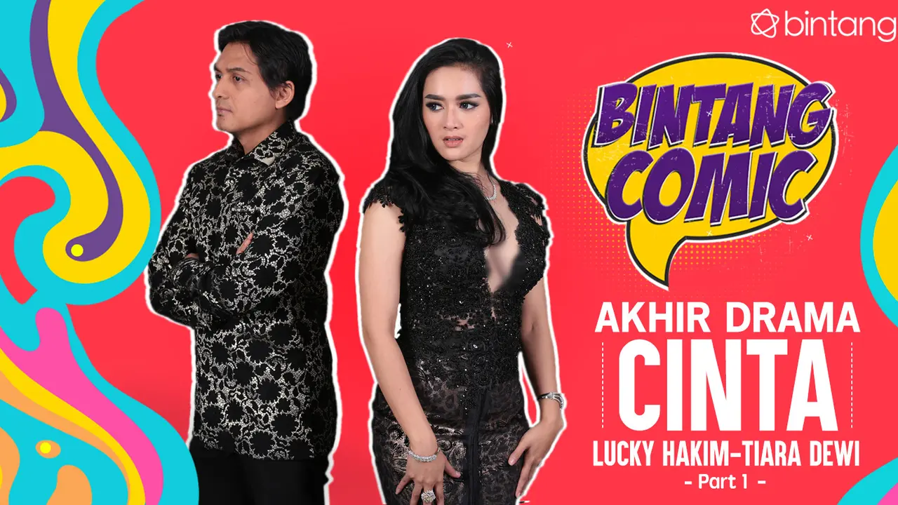 Bintang Comic Lucky Hakim dan Tiara Dewi