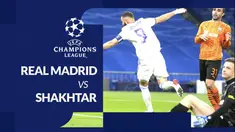 Berita motion grafis laga matchday 4 Grup D Liga Champions 2021/2022, Real Madrid kontra Shakhtar Donetsk, di mana Karim Benzema mencetak 2 gol, Kamis (4/11/2021) dinihari WIB.