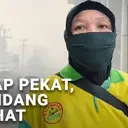 Kabut Asap Pekat, Jarak Pandang Tak Terlihat