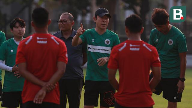 FOTO Latihan Timnas Indonesia U-23